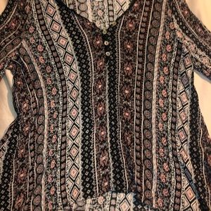 Buckle long sleeve top
